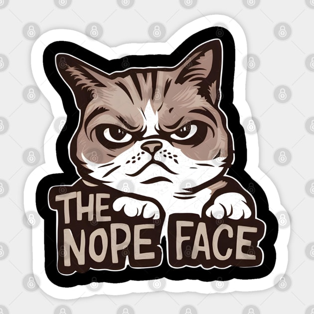 Grumpy Cat Sticker by Inktopolis